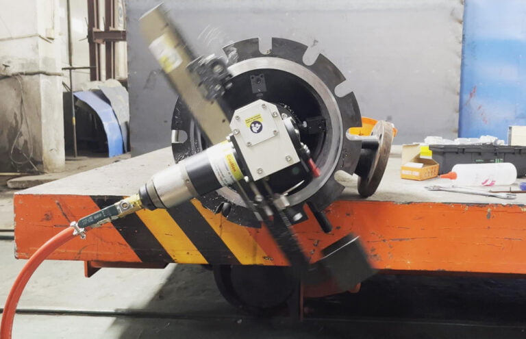 Refrentadora de bridas manual MFF350 8 Máquinas de refrentado de bridas Eff610 Id