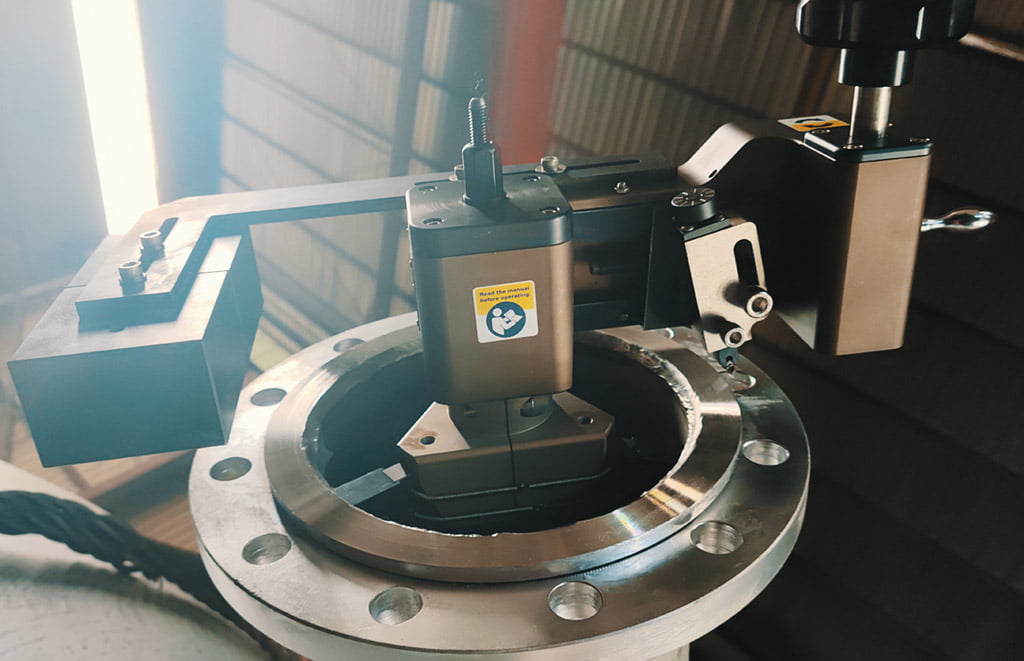 Mff350 Manual Flange Facing Machine With Balance